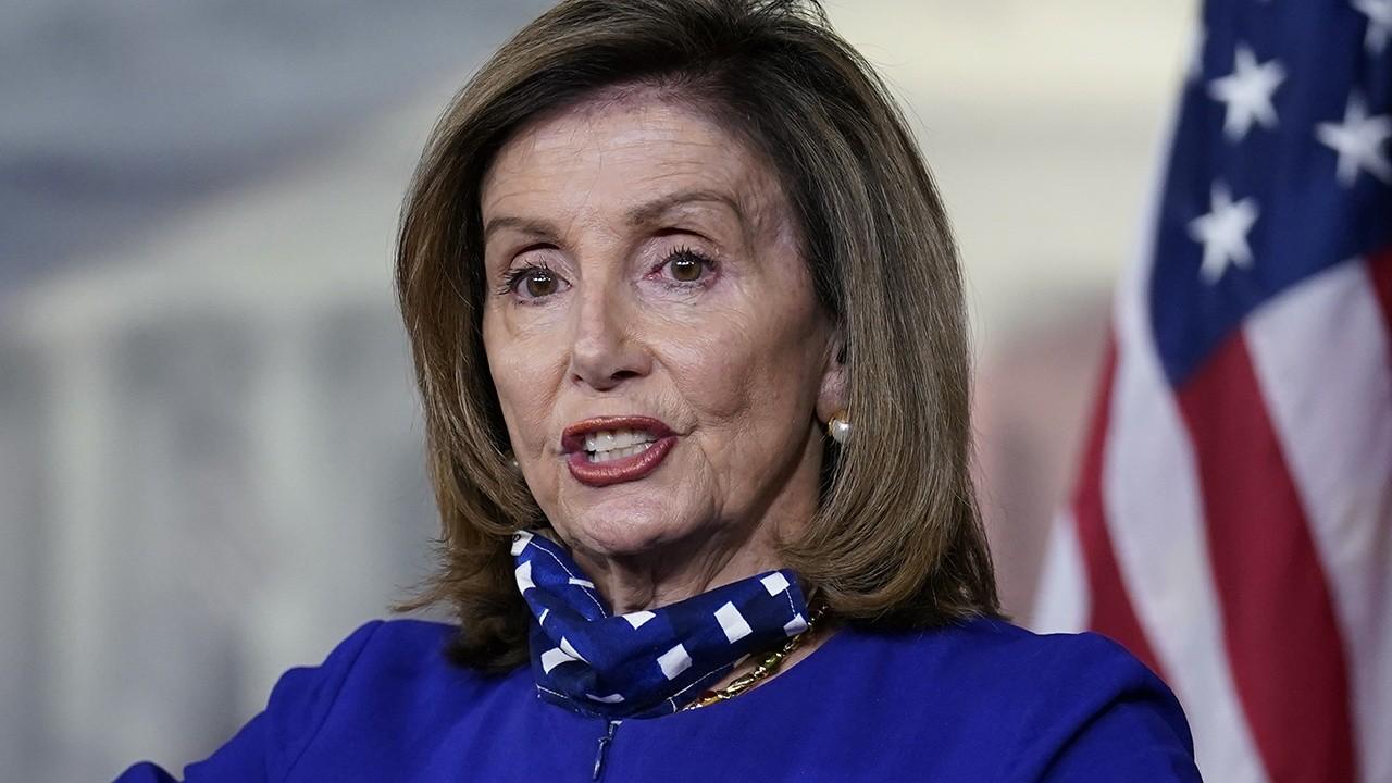 Rep. Doug Collins, R-Ga., on Nancy Pelosi saying that Joe Biden should not President Trump ahead of the 2020 election and the new Georgia law that provides protection for police officers. 