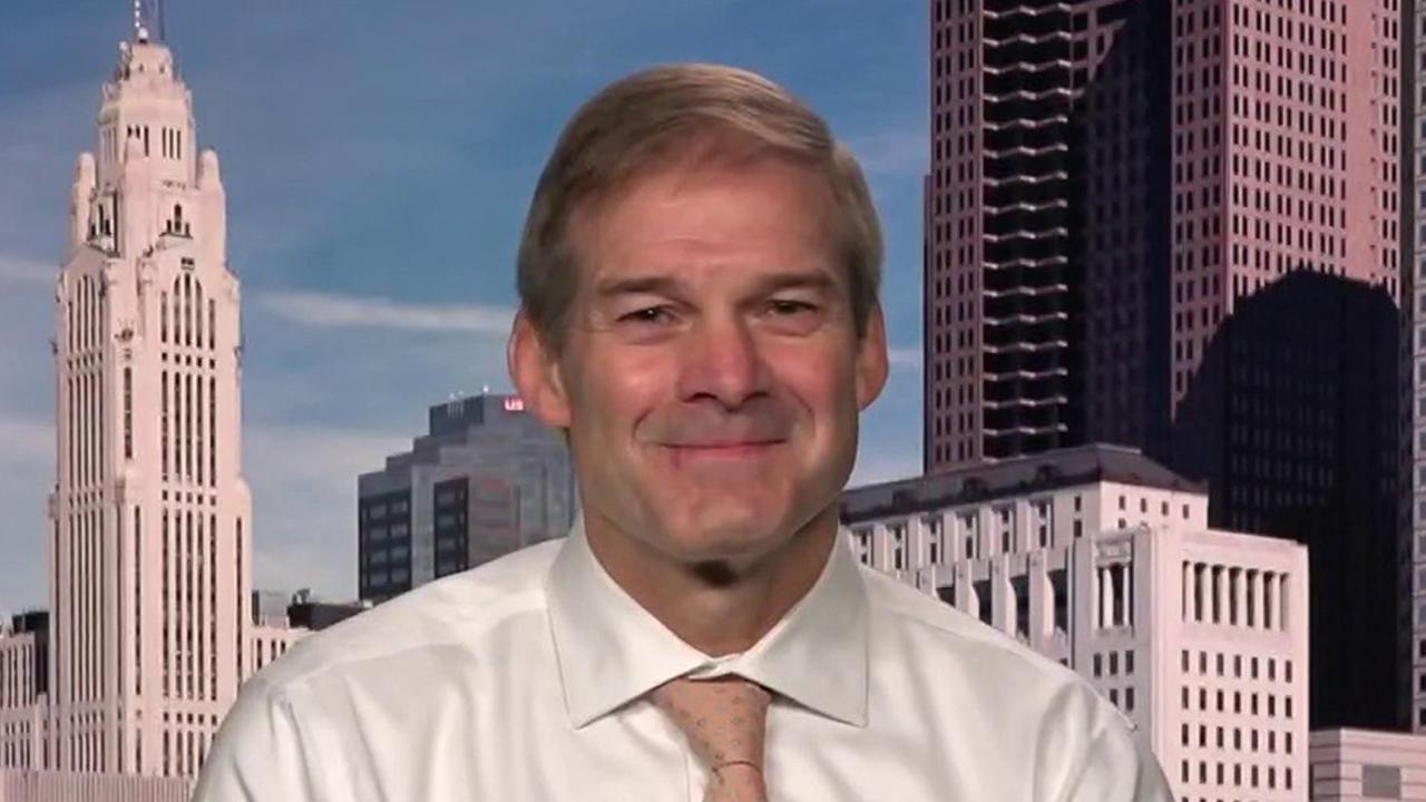 Rep. Jim Jordan, R-Ohio, on Trump touring the Whirpool factory, the upcoming election, economic recovery and conservative censorship by social media and big tech companies. 