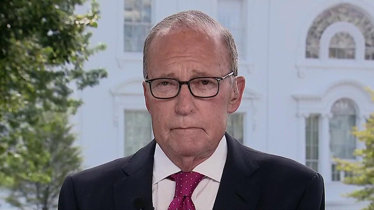 National Economic Council Director Larry Kudlow on the latest unemployment numbers, V-shaped economic recovery, enhanced unemployment benefits, a possible TikTok sale and whether President Trump will use an executive order to pass additional coronavirus relief. 