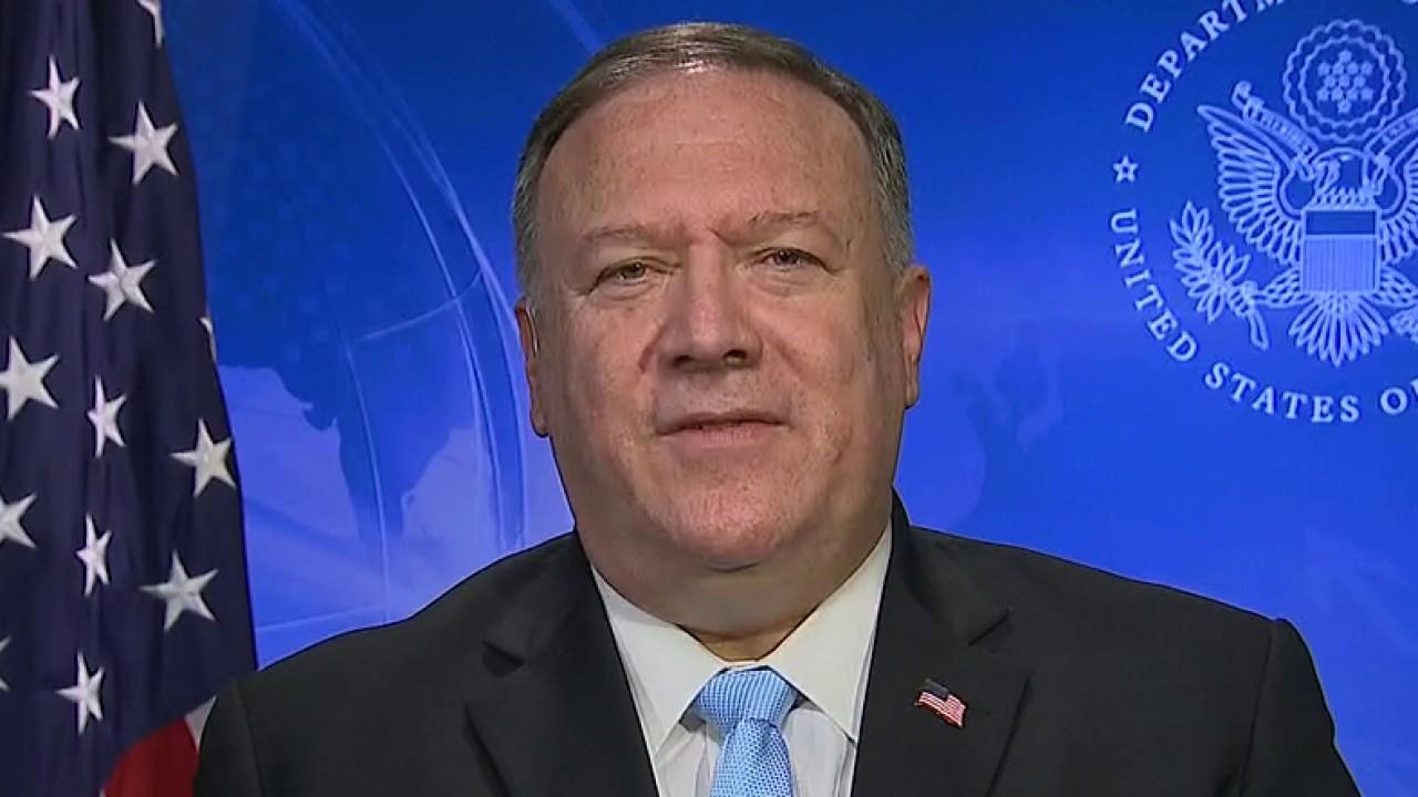 Secretary of State Mike Pompeo says China is ratcheting up rhetoric in response to pressure from Trump administration.