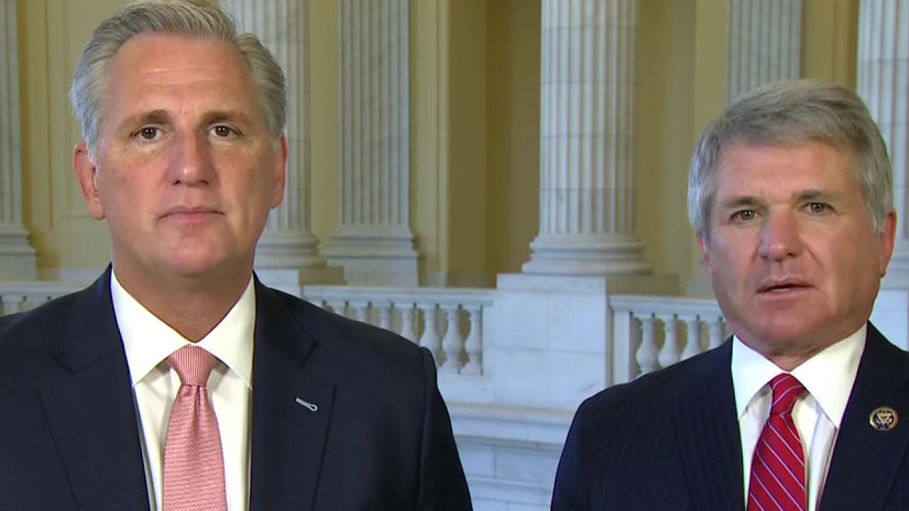 House Republicans released a report showing America needs to change its supply chain and innovate when it comes to the DOD and refocus when it comes to the Treasury Department. Rep. Kevin McCarthy, R-Calif, and Rep. Michael McCaul, R-Texas, with more.