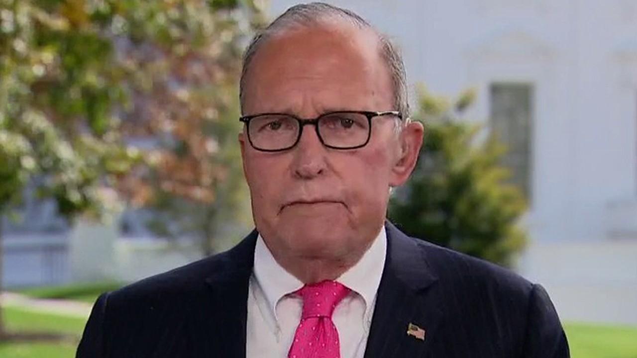 National Economic Council Director Larry Kudlow said in a recent meeting in the Oval Office with White House Chief of Staff Mark Meadows the president approved a revised package and said he would like to 'do a deal.’ 