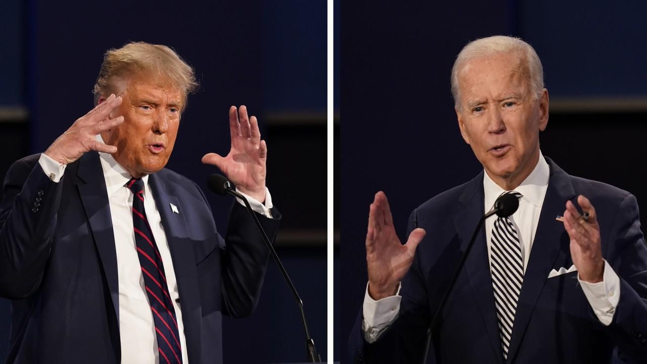 President Trump calls out Joe Biden for saying 'no fracking for months during the Democrat debates' then changing his tune.