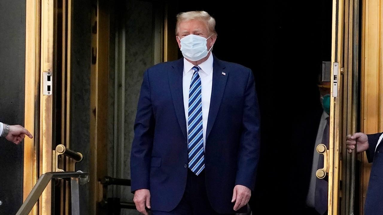President Trump discusses coronavirus lockdowns across the U.S., specifically in New York. 