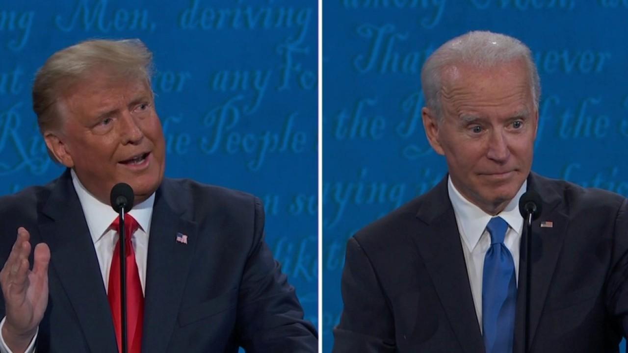 Trump and Biden spar over relations with China during the presidential debate.