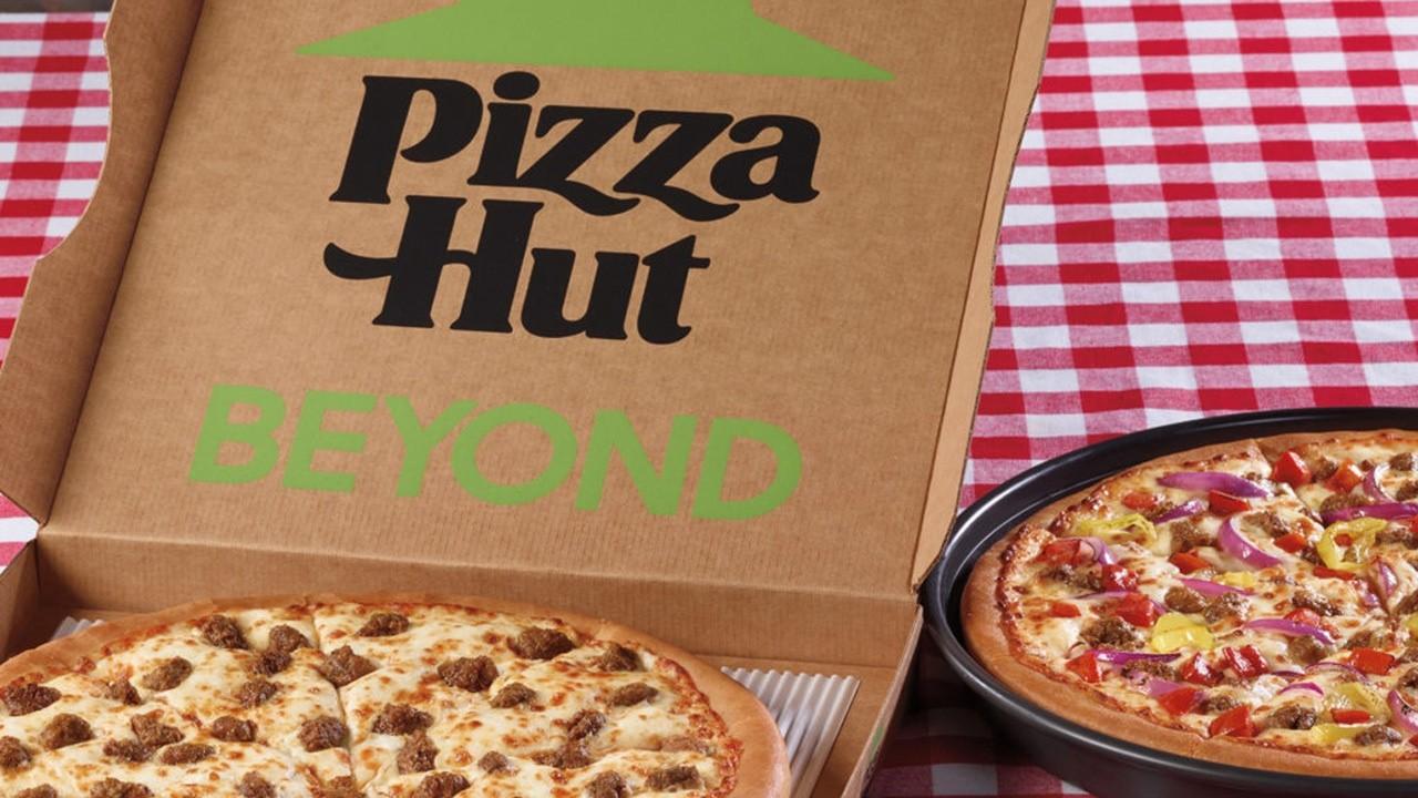 Pizza Hut Interim President Kevin Hochman on partnering with Beyond Meat to offer a plant-based topping, the impact of the coronavirus pandemic on business and its new gravity blanket.