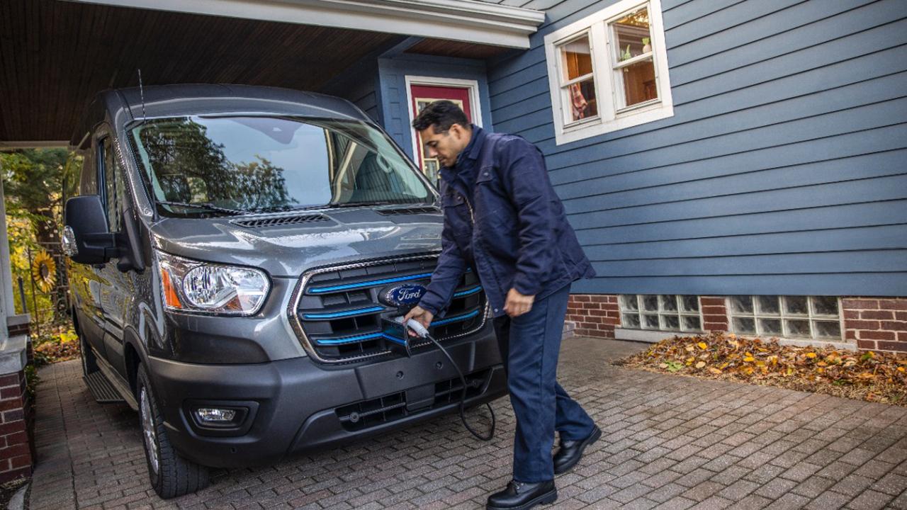 Ford Americas and International Markets Group President Kumar Galhotra on the new Ford transit electric van. 