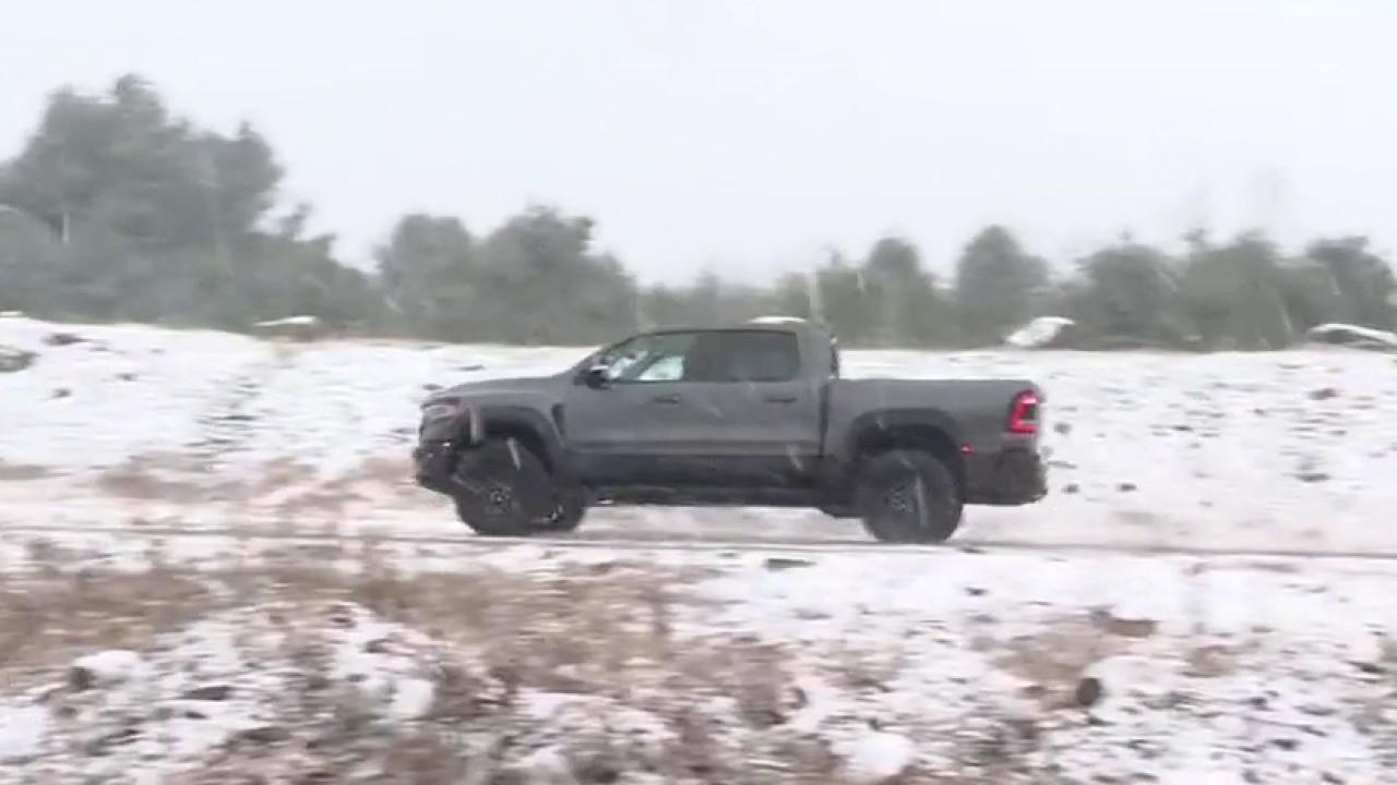 FOX Business' Gary Gastelu test drives the 2021 Ram 1500 TRX which is the world's most powerful pickup truck.