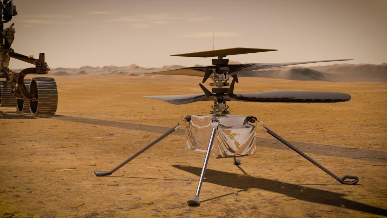 NASA perseverance rover mini-helicopter called Ingenuity